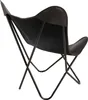 Lesli Living Butterfly-Sessel Buffalo 75x75x87 cm Schwarz Podgląd zdjęcia produktu 4