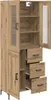 vidaXL Highboard 2 Stk. Artisan-Eiche 69,5 x 34 x 180 cm Produktbild-Vorschau 5