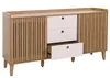 Sideboard HWC-M48, commode, porte coulissante compartiment Voir les images du produit 6