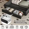 UnboxG Čalouněná postel 160x200cm s USB nabíjecím Náhled obrázku produktu 7