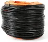 A coiled black flexible hose with an orange fabric lining, presented on a white background. Produktbild-Vorschau