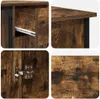 Schreibtisch Räuchereiche 141x141x75 cm Holzwerkstoff Produktbild-Vorschau 11