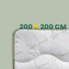 Steppbett Bamboo 200x200 cm, Bettdecke mit Bambusfasern Produktbild-Vorschau 2