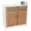 Waschbeckenunterschrank HWC-A85, Badschrank 60x60x30cm  Produktbild-Vorschau 1