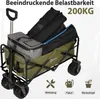 Sekey 200 kg Schwerlast Bollerwagen Faltbar, mit 17x10 cm Produktbild-Vorschau 4