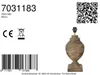 Light & Living Lampenfuss 20x20x38 cm MILAZZO holz weather Produktbild-Vorschau 2
