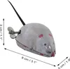 A wind-up tin mouse toy with measurement indicators. Produktbild-Vorschau