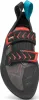 Klett-Kletterschuh "Vapor V LV" von Scarpa in Schwarz mit roten und blauen Akzenten. Produktbild-Vorschau