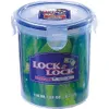 A clear, well-lit studio shot of a LocknLock food storage container filled with pickles. Produktbild-Vorschau
