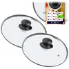KADAX Glasdeckel Set "Pecoraro", Deckel mit Griff, mit Produktbild-Vorschau 1
