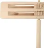 A wooden ratchet toy is shown against a white background. Produktbild-Vorschau