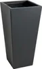 VIVANNO Pflanzkübel Fiberglas CLASSIC Säule, Anthrazit matt Produktbild-Vorschau 1
