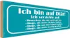 vianmo Holzschild 10x27 cm ich bin auf Diät verzichte Produktbild-Vorschau 1