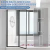 Sprchový paravan Jayseuw 100 x 140 cm  Skladací paravan k Náhľad obrázku produktu 3