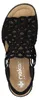 Rieker Damen Sandalette Schwarz Voir les images du produit 16