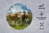 MuchoWow® Mauspad Mousepad Alpen - Kühe - Gras 50x50 cm - Produktbild-Vorschau 2