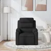 masážne kreslo vidaXL Black Fabric Náhľad obrázku produktu 3