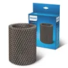 A Philips humidification filter is shown in front of its packaging. Produktbild-Vorschau