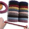 J&W Set di elastici per capelli da donna Meidani nero Anteprima dell’immagine prodotto 15