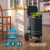MONZANA® 3in1 Einkaufstrolley 56L bis 50 kg klappbar Produktbild-Vorschau 2