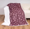 heimtexland ® samtig weiche Kuscheldecke Sterne Soft Produktbild-Vorschau 6