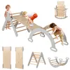 DREAMADE 3-in-1 Kinder Kletterdreieck Set, Holzdreieck mit Produktbild-Vorschau 4