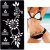 Henna Tattoo Schablone Airbrush Stencil Blume Ornamente Produktbild-Vorschau 1