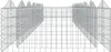 vidaXL Gabionen-Hochbeet mit Hochbogen 600x100x50 cm Produktbild-Vorschau 4