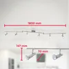 Deckenstrahler - 30W, 2400lm, LED, schwenkbar, GU10, Produktbild-Vorschau 3