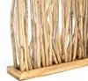 RAUMTEILER "TEKEA" | 130 cm, Teakholz | Äste Paravent Produktbild-Vorschau 4
