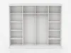 Schwebetürenschrank ASTRALL Kleiderschrank Schrank 233 cm Produktbild-Vorschau 3