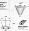 Kaffeefilter Wiederverwendbar,Kaffeefilter aus Edelstahl Produktbild-Vorschau 3