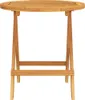 vidaXL Table de bistrot Ø46x47 cm bois massif acacia Voir les images du produit 3