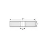 TYROLIT Schleifbockscheibe DxTxH (mm), 250x32x51, Typ: EK60 Produktbild-Vorschau 2