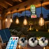 LUMILED Solar Lichterkette für Außen 15M S14 22x LED + 2 Produktbild-Vorschau 1