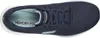 Top-down view of a blue Skechers shoe. Voir les images du produit