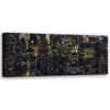 Leinwandbild Stadt bei Nacht 120x40 Feeby Grau bild für die Produktbild-Vorschau 1