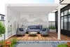 Horizontale Lamellenwand für Pergola | aus Aluminium | 3 Produktbild-Vorschau 4