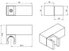 PaulGurkes eckige Halterung für Handbrausen Brausehalter Produktbild-Vorschau 2