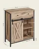 A product image showing a wooden sideboard with dimensions labeled. Náhled obrázku produktu