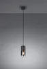 Trio Leuchten Pendelleuchte Robin Metall Schwarz matt Glas Produktbild-Vorschau 1