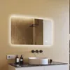 Badspiegel 120x70cm - Abgerundetmit LED Beleuchtung - LED Produktbild-Vorschau 1