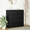 vidaXL Kredens o wyglądzie czarnego dębu 100x35x99 cm Podgląd zdjęcia produktu 1
