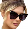 Cat-Eye-Sonnenbrille - Große Sonnenbrille für Frauen - Produktbild-Vorschau 3