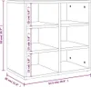 vidaXL Schuhregale 2 Stk. Sonoma-Eiche 52,5x30x50 cm Produktbild-Vorschau 7