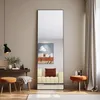 Miroir de maquillage rectangulaire en verre trempé, cadre Voir les images du produit 3