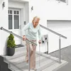 LZQ vstupné zábradlie z nehrdzavejúcej ocele 200 x 90 cm Náhľad obrázku produktu 7