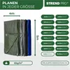 Plane Tarpaulin Light 4x5 m, 65 g/m, Abdeck-, grün, mit Produktbild-Vorschau 2