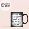 Trendation - Tattoo Papa Geschenk Farbwechsel Zauber-Tasse Produktbild-Vorschau 3