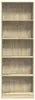 vidaXL Regál Sonoma dub 60x24x176 cm Materiál na báze dreva Náhľad obrázku produktu 4